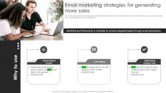 Email Marketing Strategies For Generating More Sales Business Client Capture Guide