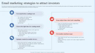 Email Marketing Strategies To Attract Investors