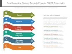 Email marketing strategy template example of ppt presentation