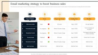 Email Marketing Strategy To Boost Business Sales