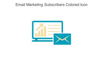 Email Marketing Subscribers Colored Icon In Powerpoint Pptx Png And Editable Eps Format