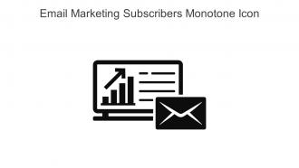 Email Marketing Subscribers Monotone Icon In Powerpoint Pptx Png And Editable Eps Format