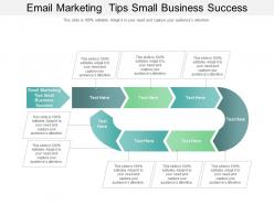 Email marketing tips small business success ppt powerpoint presentation outline deck cpb