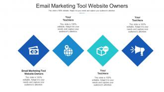 Email marketing tool website owners ppt powerpoint presentation background images cpb