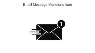 Email Message Monotone Icon In Powerpoint Pptx Png And Editable Eps Format