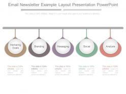 Email Newsletter Example Layout Presentation Powerpoint