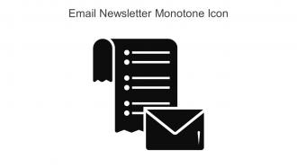 Email Newsletter Monotone Icon In Powerpoint Pptx Png And Editable Eps Format