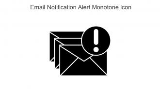 Email Notification Alert Monotone Icon In Powerpoint Pptx Png And Editable Eps Format