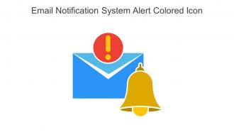 Email Notification System Alert Colored Icon In Powerpoint Pptx Png And Editable Eps Format