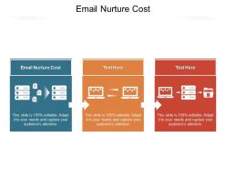 Email nurture cost ppt powerpoint presentation gallery clipart cpb