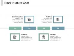 Email nurture cost ppt powerpoint presentation icon introduction cpb