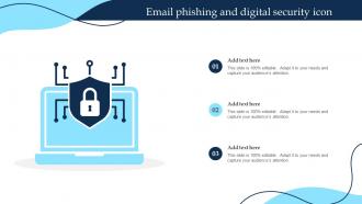 Email Phishing And Digital Security Icon