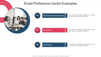 Email Preference Center Examples In Powerpoint And Google Slides Cpb