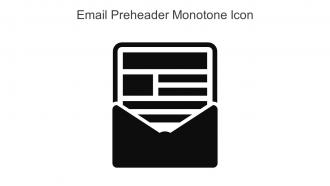 Email Preheader Monotone Icon In Powerpoint Pptx Png And Editable Eps Format