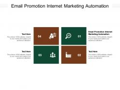 Email promotion internet marketing automation ppt powerpoint presentation icon aids cpb