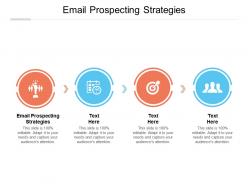 Email prospecting strategies ppt powerpoint presentation background images cpb