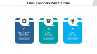 Email providers market share ppt powerpoint presentation infographics inspiration cpb
