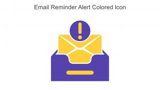 Email Reminder Alert Colored Icon In Powerpoint Pptx Png And Editable Eps Format