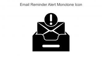 Email Reminder Alert Monotone Icon In Powerpoint Pptx Png And Editable Eps Format