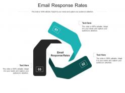 Email response rates ppt powerpoint presentation infographics influencers cpb