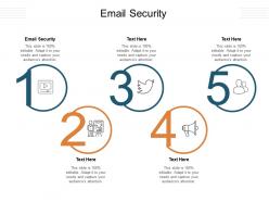 Email security ppt powerpoint presentation show guide cpb