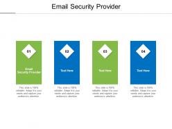 Email security provider ppt powerpoint presentation slides images cpb