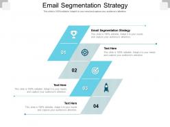 Email segmentation strategy ppt powerpoint presentation portfolio graphics pictures cpb