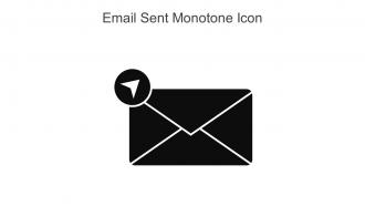 Email Sent Monotone Icon In Powerpoint Pptx Png And Editable Eps Format