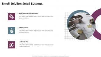 Email Solution Small Business In Powerpoint And Google Slides Cpb