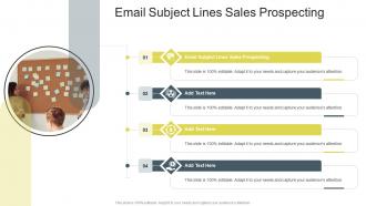 Email Subject Lines Sales Prospecting In Powerpoint And Google Slides Cpb