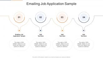Emailing Job Application Sample In Powerpoint And Google Slides Cpb