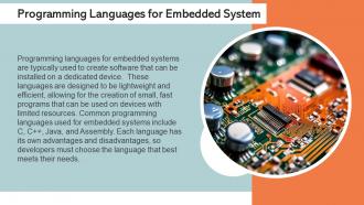 Embedded System Example powerpoint presentation and google slides ICP Good Compatible