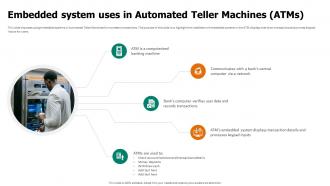 Embedded System Uses In Automated Teller Machines Atms Embedded System Applications