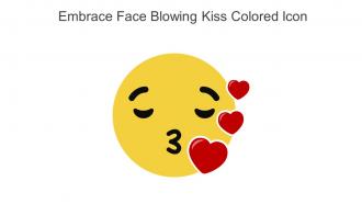 Embrace Face Blowing Kiss Colored Icon In Powerpoint Pptx Png And Editable Eps Format