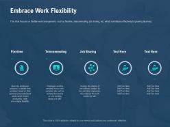Embrace work flexibility two part time ppt powerpoint presentation styles background images