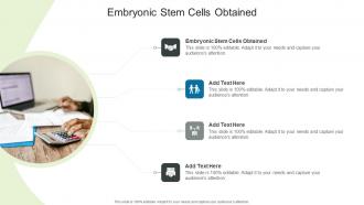 Embryonic Stem Cells Obtained In Powerpoint And Google Slides Cpb