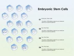 Embryonic stem cells ppt powerpoint presentation professional slide