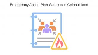 Emergency Action Plan Guidelines Colored Icon In Powerpoint Pptx Png And Editable Eps Format
