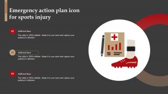 Emergency Action Plan Icon For Sports Injury