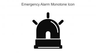 Emergency Alarm Monotone Icon In Powerpoint Pptx Png And Editable Eps Format