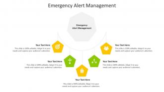 Emergency alert management ppt powerpoint presentation file demonstration cpb
