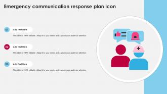 Emergency Communication Response Plan Icon