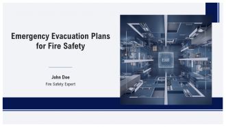 Emergency Evacuation Plans For Fire Safety PPT Example AT