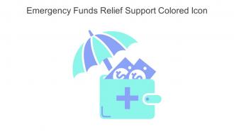 Emergency Funds Relief Support Colored Icon In Powerpoint Pptx Png And Editable Eps Format