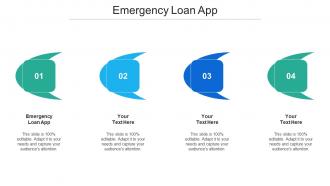 Emergency Loan App Ppt Powerpoint Presentation Infographics Inspiration Cpb