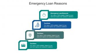 Emergency loan reasons ppt powerpoint presentation pictures elements cpb