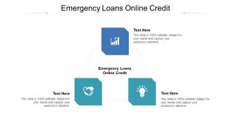 Emergency loans online credit ppt powerpoint presentation infographics example file cpb
