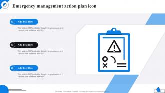 Emergency Management Action Plan Icon