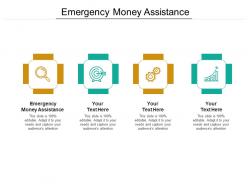 Emergency money assistance ppt powerpoint presentation layouts clipart cpb