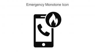 Emergency Monotone Icon In Powerpoint Pptx Png And Editable Eps Format